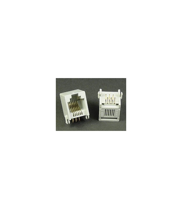 Modular Jack Female 6P6C RJ11