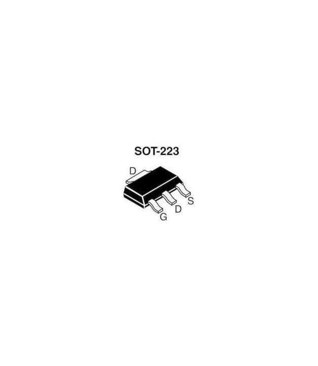 IRFL9110 IRFL9110TRPBF MOSFET P-Channel 1.2ohm 100V 1.1A SOT-223