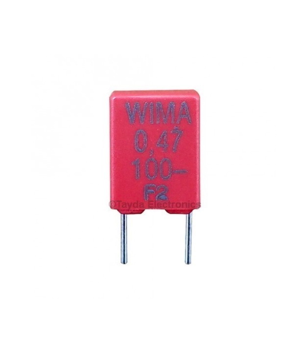 470nF 0.47uF 100V 10% Polyester Film Box Type Capacitor WIMA MKS2