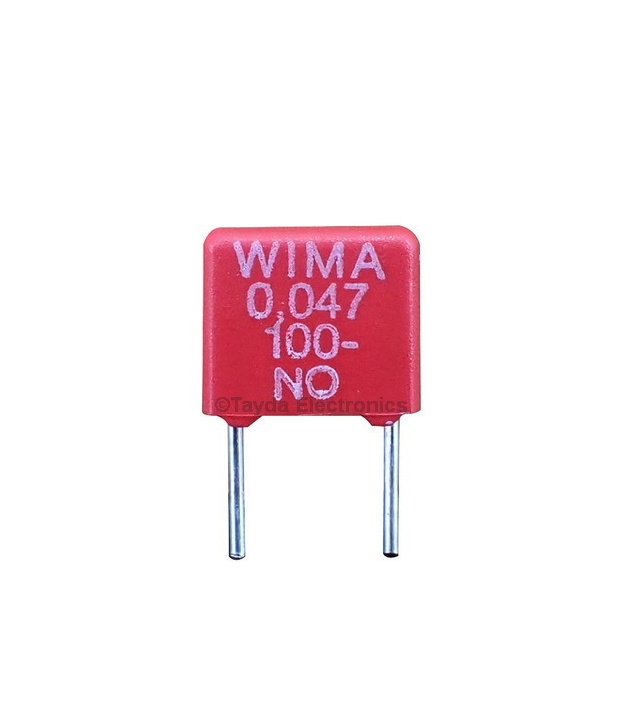 47nF 0.047uF 100V 10% Polyester Film Box Type Capacitor WIMA MKS2