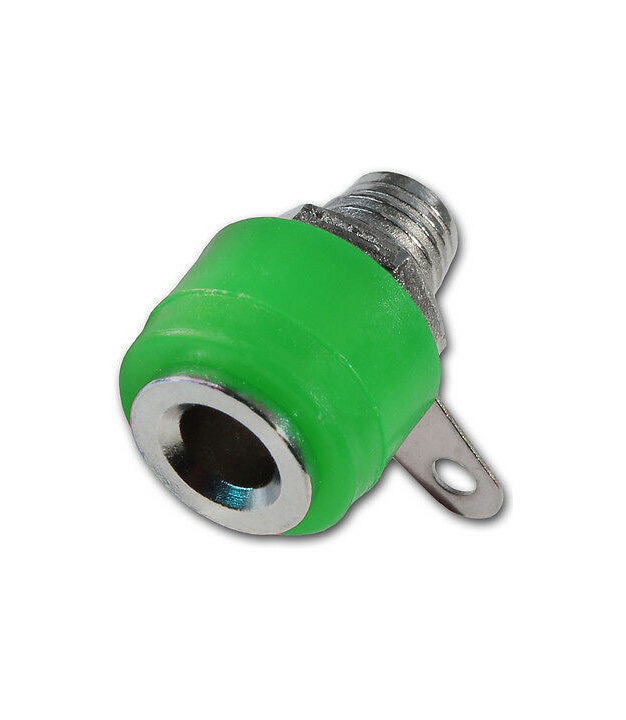 4mm Banana Female Socket Green