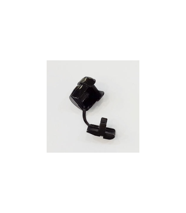 Black Strain Relief Bushing for AC Cord Flat Shape