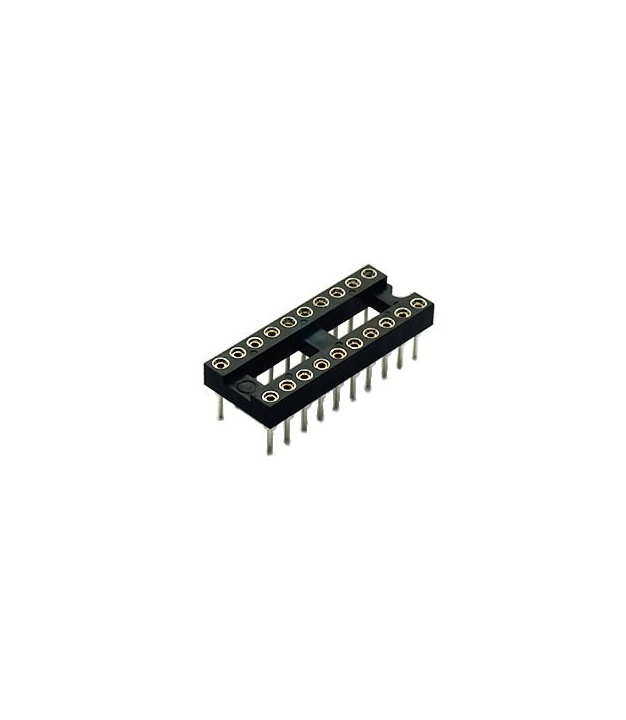 20 Pin Machine Tooled IC Socket