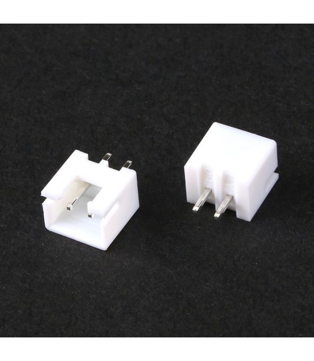 2 Pins JST XH-2.54 Male connector Straight 180C