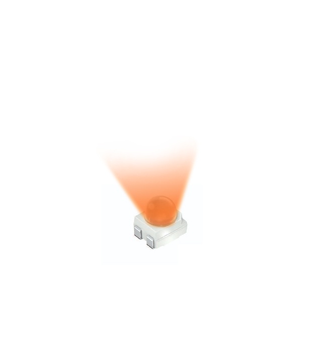 LED SMD Chip Orange Color White Diffused Lens 1.9-2.5V
