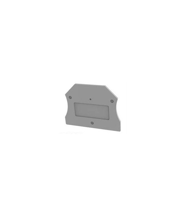 End Plate for Din Rail Terminal DC2.5 Gray Color