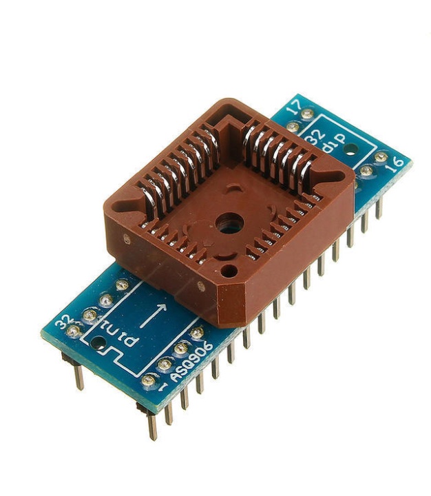 PLCC32 to DIP32 Adapter Socket