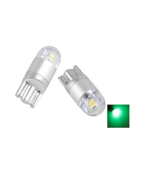 T10 5W LED GREEN Color 3030 SMD 12V-24V