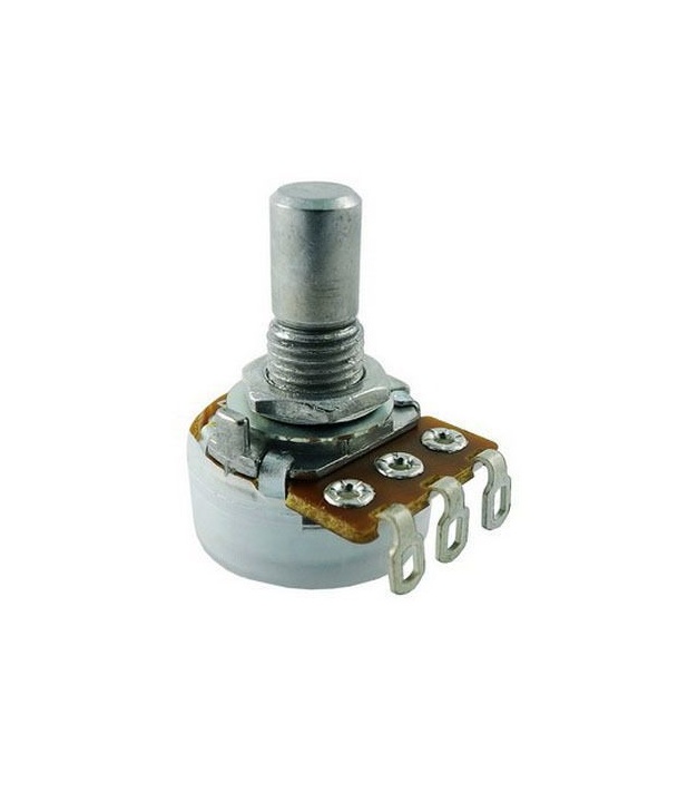 2M OHM Linear Taper Potentiometer Solder Lugs Round Shaft Dia: 6mm