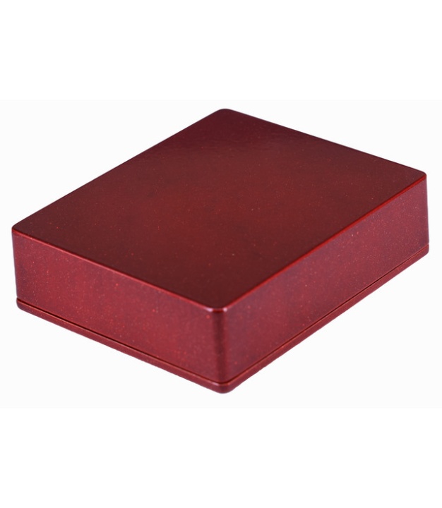 1590XX Style Aluminum Diecast Enclosure METALLIC CANDY RED