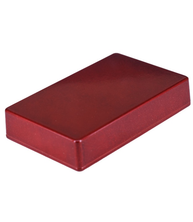 1590DD Style Aluminum Diecast Enclosure METALLIC CANDY RED