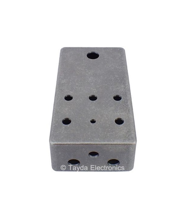 METALLIC CANDY RED Drilled Enclosure for PedalPCB 5 Knob Type 1