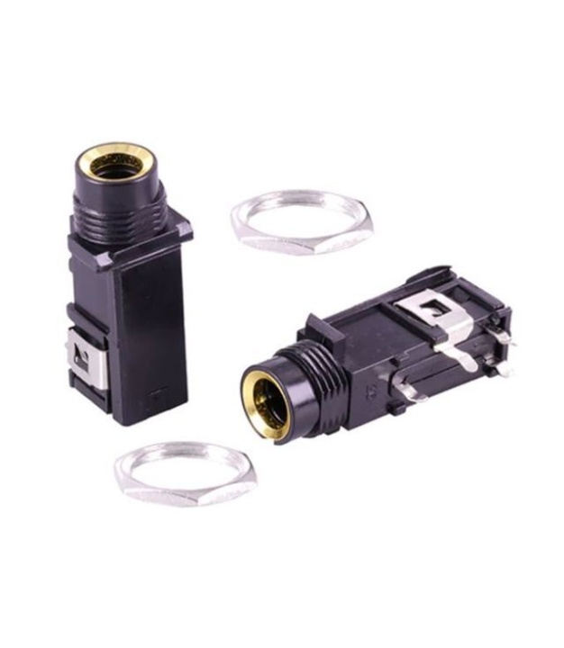6.35mm 1/4" Stereo Female Socket Connector