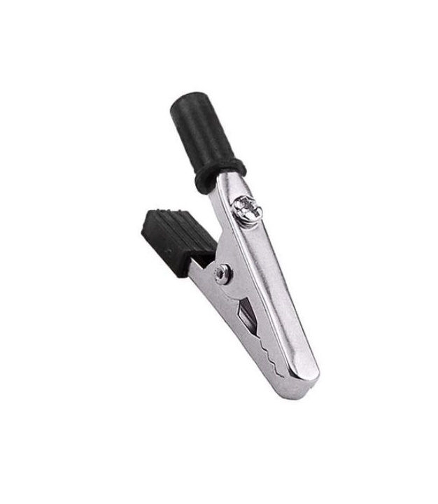 Insulated Crocodile Clip Black Color 50mm 10A 