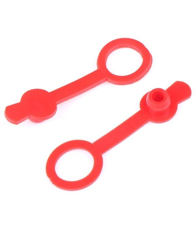 Red Waterproof cap 12mm for DC-022