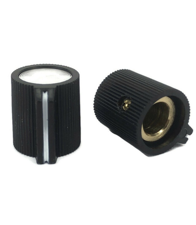 Control Black Knob 16x14mm