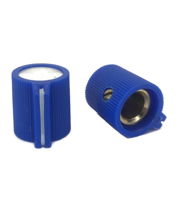 Control Blue Knob 16x14mm