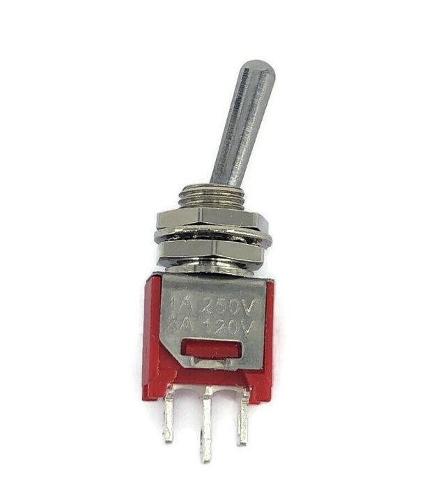 Sub Mini Toggle Switch 2M Series SPDT On-Off-On Solder Lug t