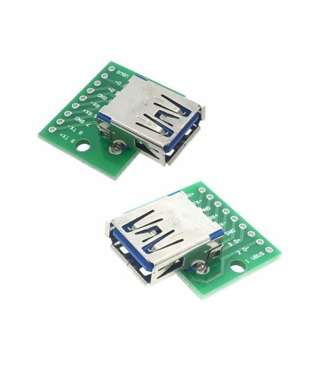 USB 3.0 Female TYPE A to DIP 2.54mm Adapter 9 Pin Connector
