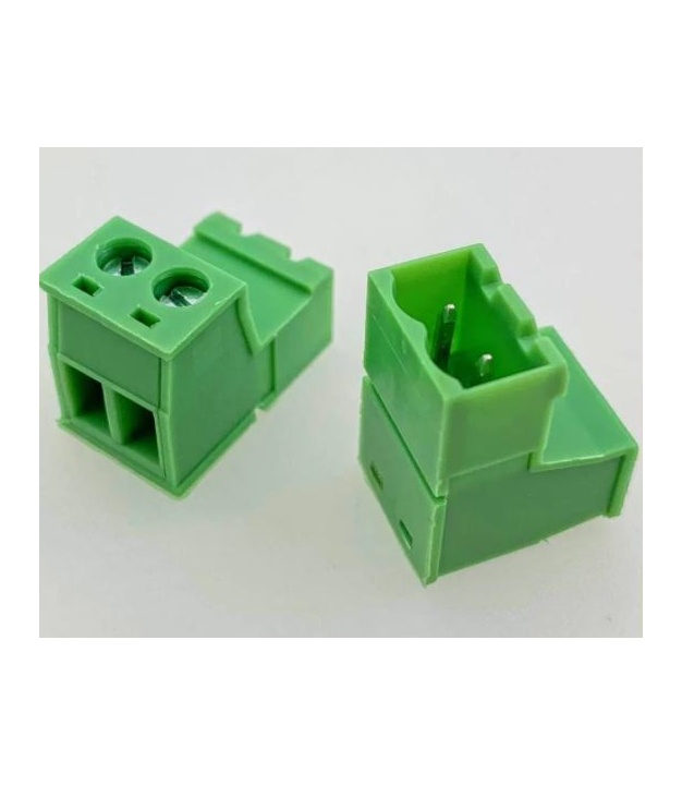 2 Pin Male Pluggable Terminal Block 5.08mm KF2EDGKR Butting Style