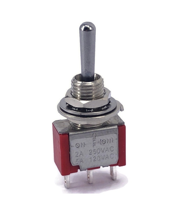 Mini Toggle Switch 1M Series SPDT On-Off-Mom