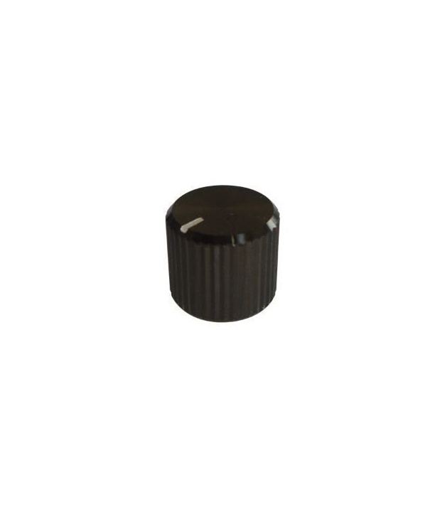 Aluminum Black Knob 10x8mm Split Shaft 6mm