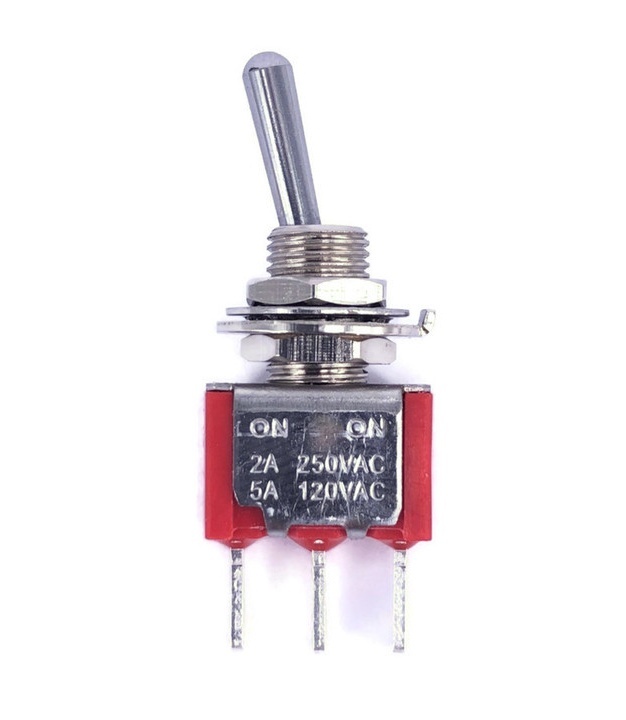 Mini Toggle Switch 1M Series SPDT On-On PC Thru-Hole