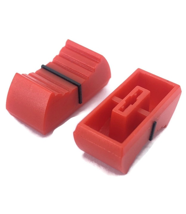 Slider control Red Color knob