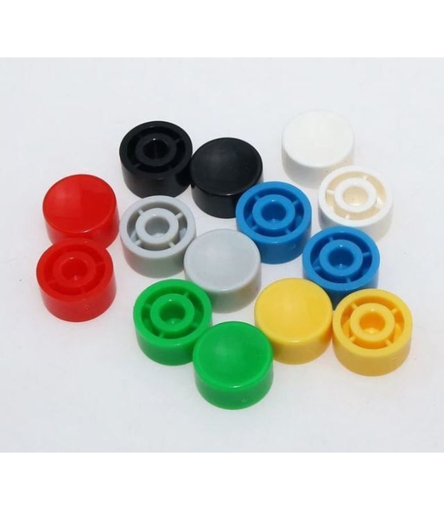 Tactile Switch Caps Green Color 5.3x10mm