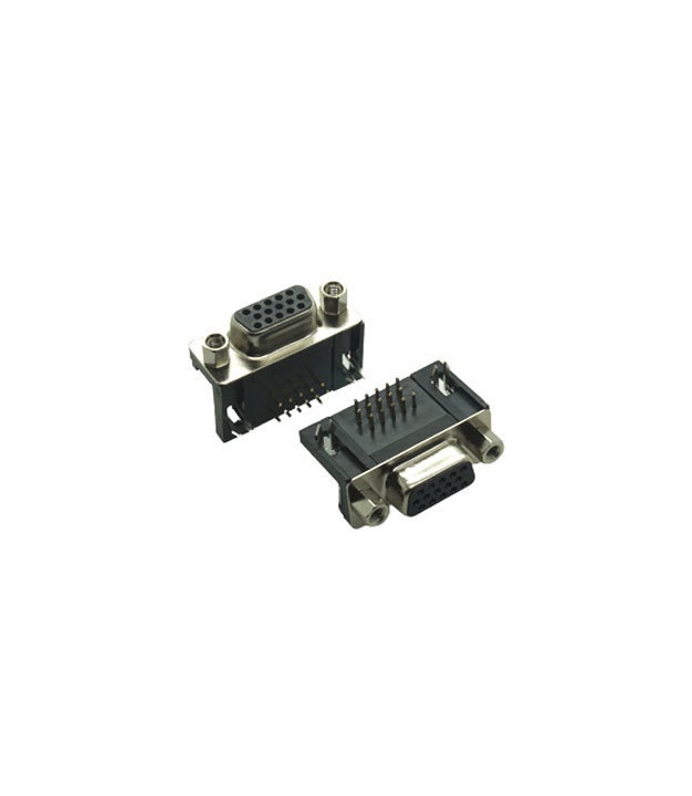 D-SUB CONNECTOR 15 PINS Female High Density Right Angle