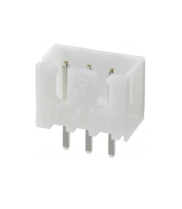 3 Pins JST XH-2.54 Male connector Straight 180°