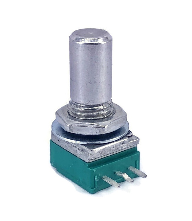 TAYDA 500K OHM Logarithmic Taper Potentiometer Round Shaft PCB 9mm