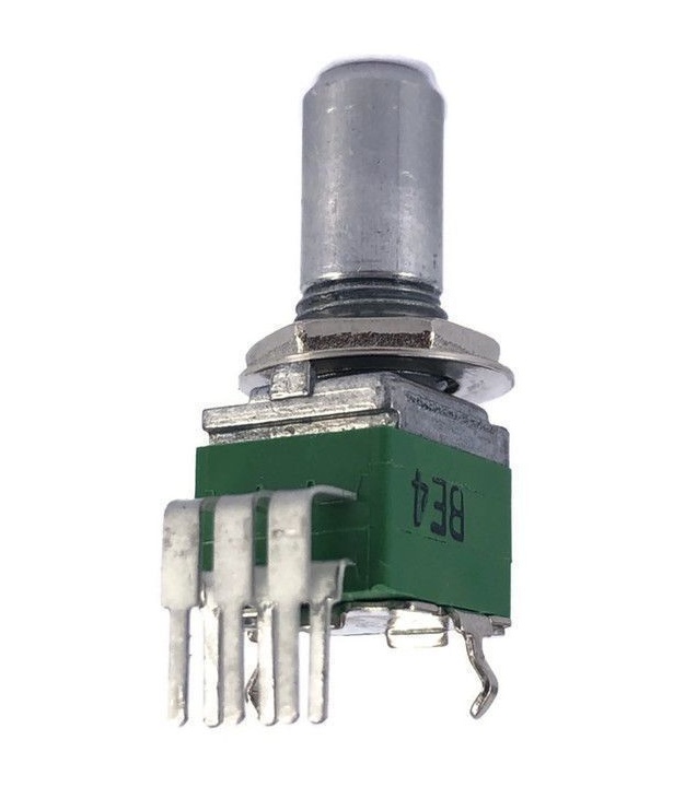 10K OHM LOGARITHMIC Dual Taper Potentiometer Round Shaft PCB 9mm