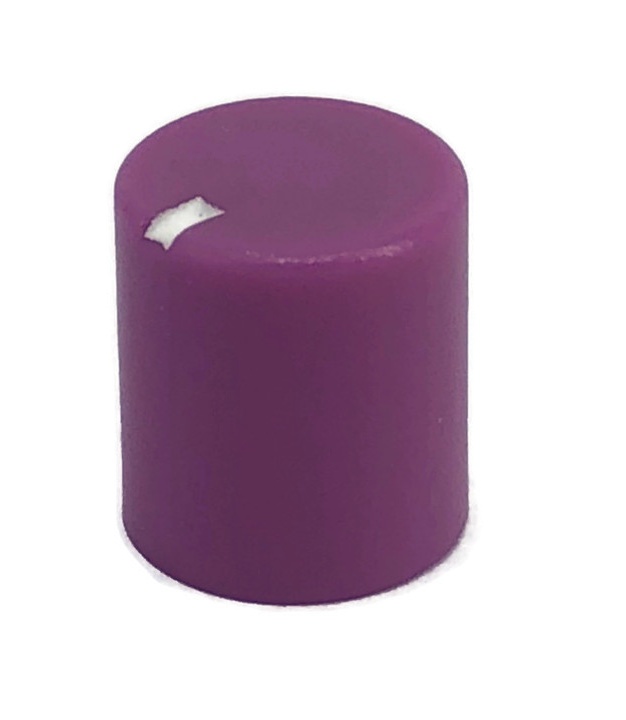 Purple control knob 9.8x11mm Shaft hole 6x18T