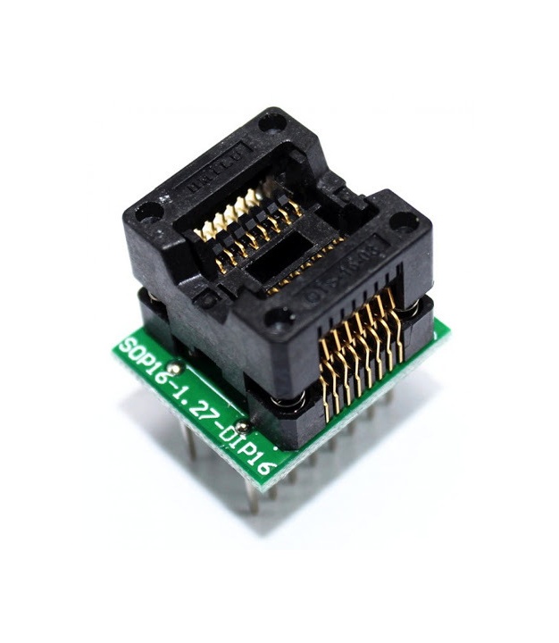 SOIC16 to DIP16 300mil Programmer Adapter Socket