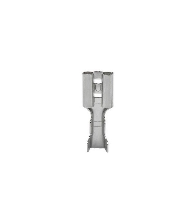 6.3mm Female Crimp terminal Silver AWG 18-14
