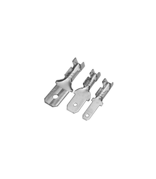 6.3mm Male Crimp terminal Silver AWG 18-14