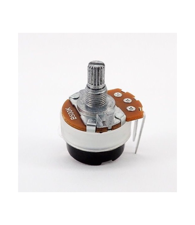 10K OHM Linear Taper Potentiometer On-Off Switch PCB Mount Knurled Shaft Dia: 6mm