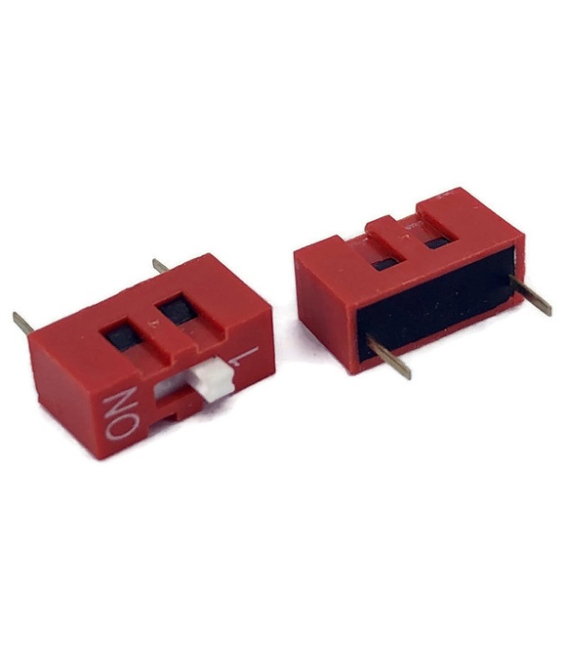 Dip Switch 1 Positions Gold Plated Contacts Top Actuated