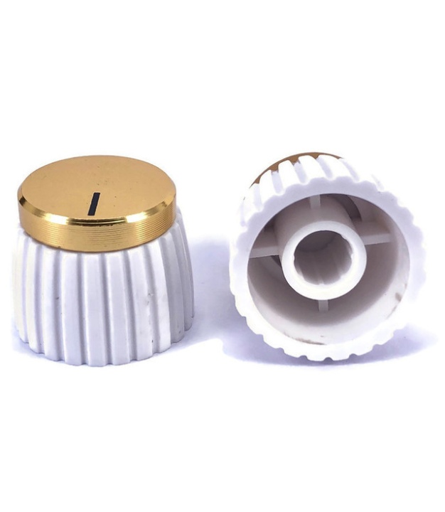 Marshall White Body Gold Top Knob Shaft Diameter 6.00mm Split Shaft