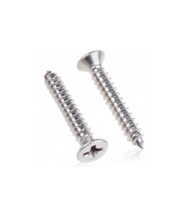 M3 Stainless Steel Self Tapping Screws Flat Head 3x10mm