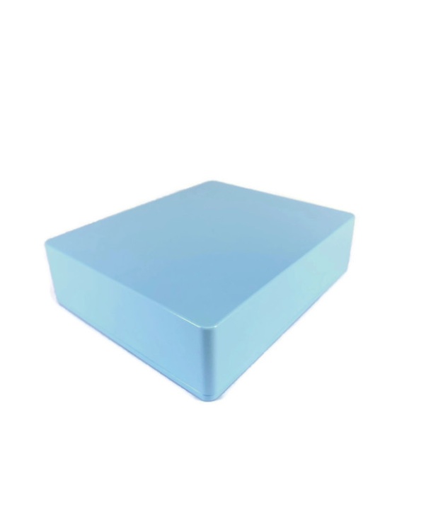1590XX Style Aluminum Diecast Enclosure Light Sky BLUE