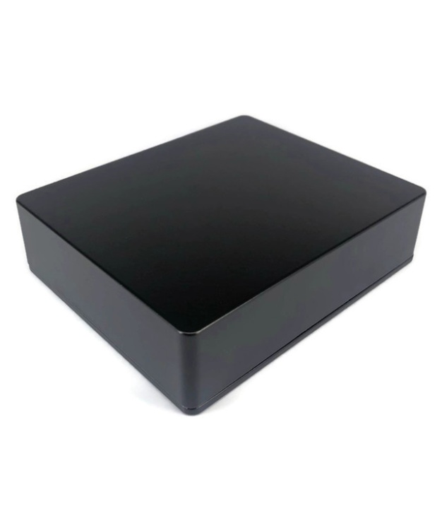 1590XX Style Aluminum Diecast Enclosure MATTE BLACK