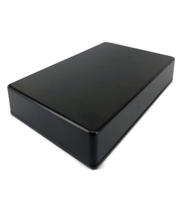 1590DD Style Aluminum Diecast Enclosure MATTE BLACK