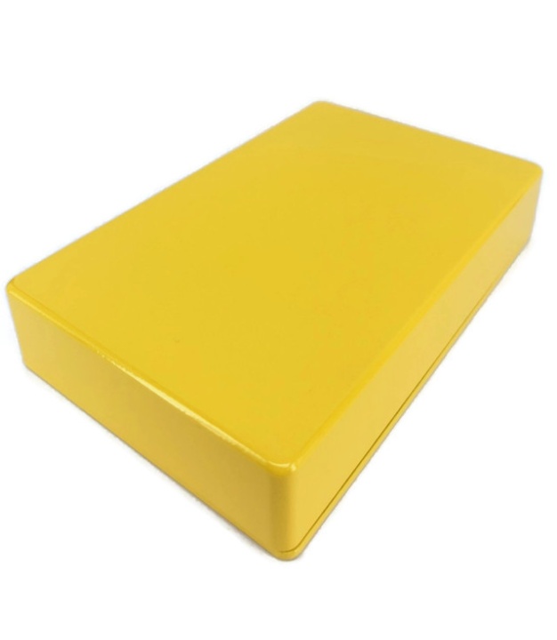 1590DD Style Aluminum Diecast Enclosure YELLOW