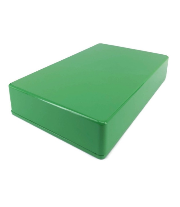1590DD Style Aluminum Diecast Enclosure GREEN
