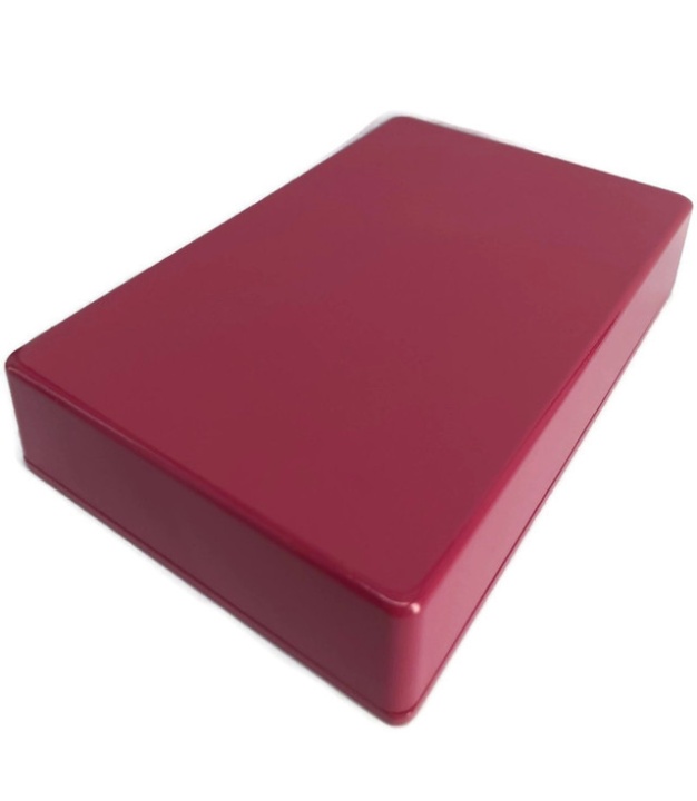 1590DD Style Aluminum Diecast Enclosure VIOLA PINK