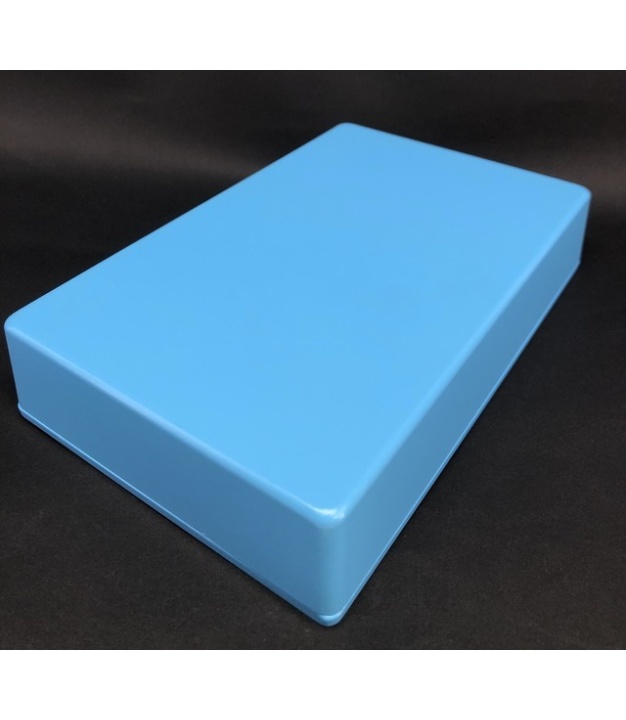 1590DD Style Aluminum Diecast Enclosure MATTE LIGHT BLUE