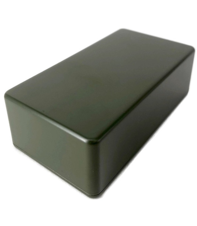 125B Style Aluminum Diecast Enclosure MATTE DARK GREEN