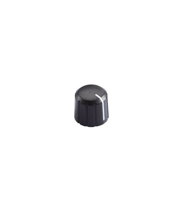 Plastic Black Knob 15X14mm shaft hole 6x18T